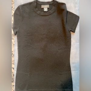 Black Short sleeve cashmere XS